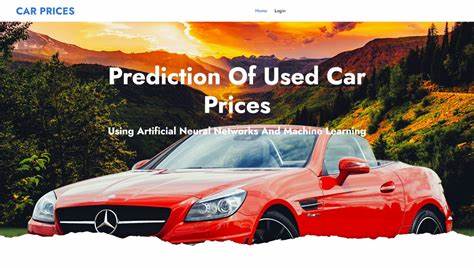 used car price prediction